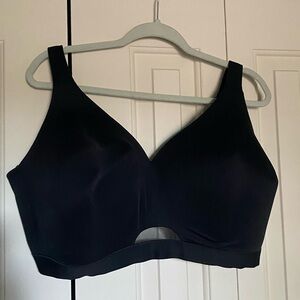 Black Cacique Comfort Bliss Lightly Lined Full Coverage Bra 44H